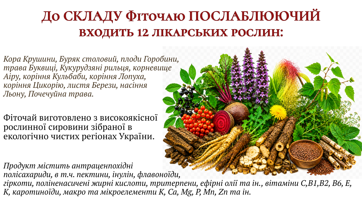 Фіточай ПОСЛАБЛЮЮЧИЙ